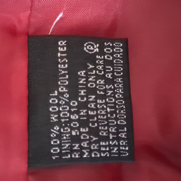 Kasper blazer red wool Tweed colourful - Picture 5 of 5